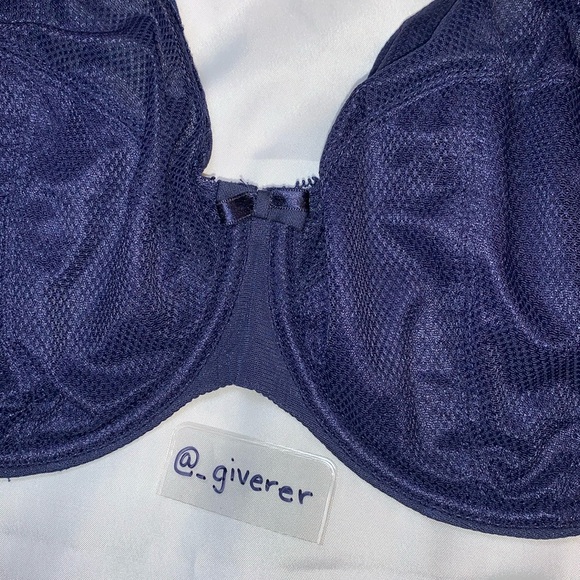 NWT Navy 36G / 36DDDD Parisian Plunge BRA CHANTELLE - Picture 5 of 16